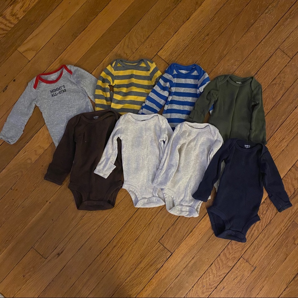 Carter’s Cuffed Newborn Onesies
